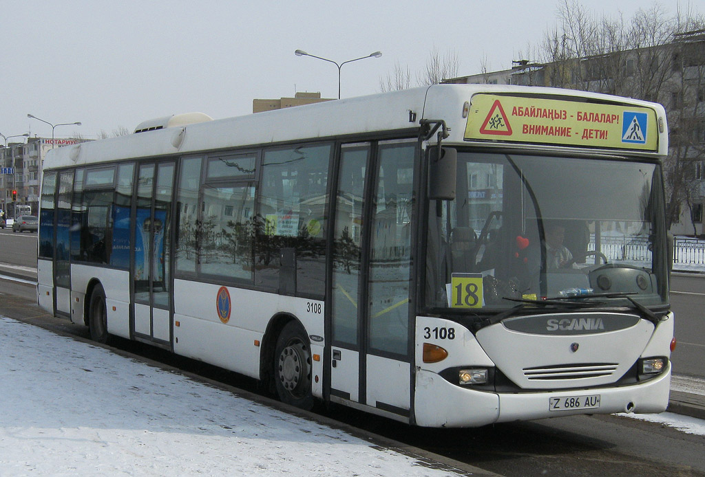 Астана, Scania OmniLink I (Скания-Питер) № 3108