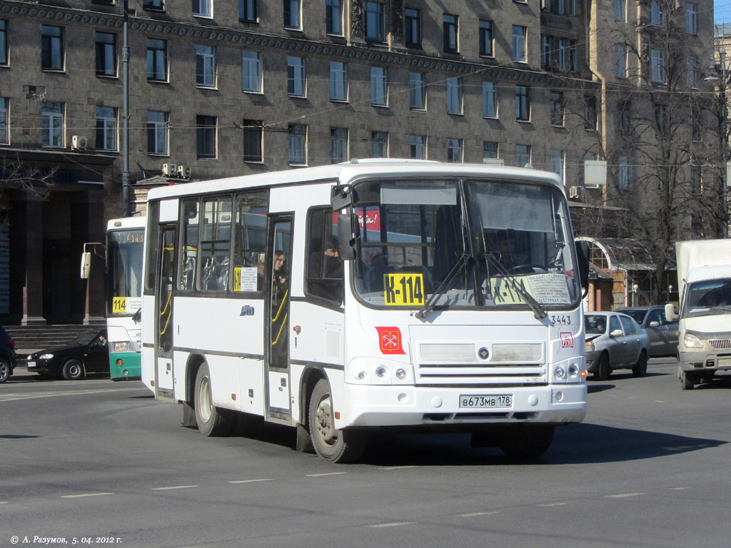 Санкт-Петербург, ПАЗ-320402-05 № n443