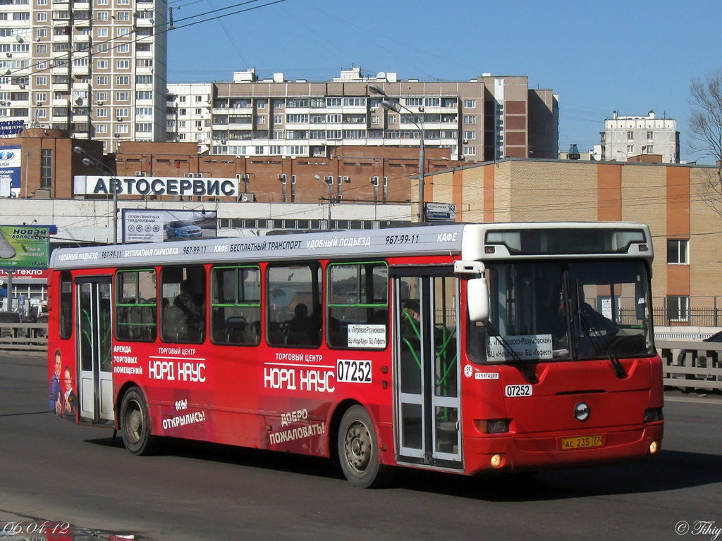 Москва, ЛиАЗ-5256.25-11 № 07252