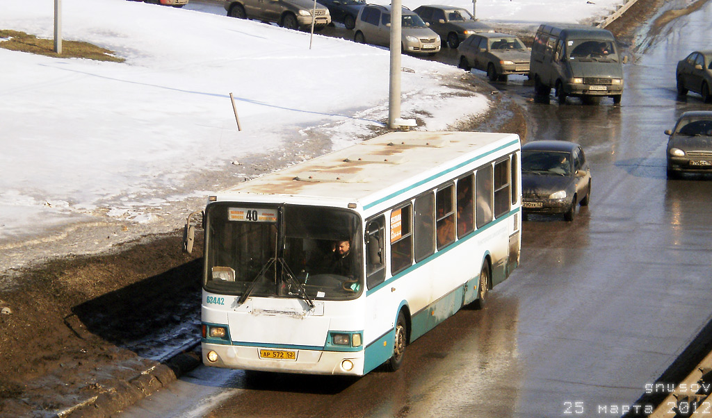 Нижегородская область, ЛиАЗ-5293.00 № 63442