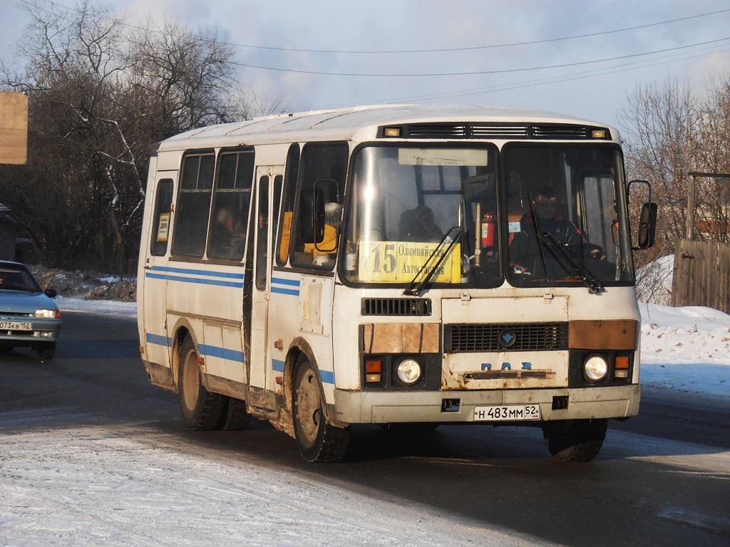 Нижегородская область, ПАЗ-32053 № Н 483 ММ 52