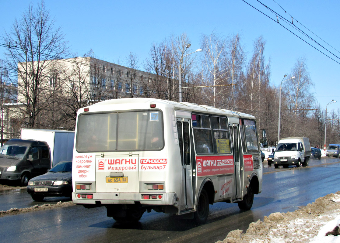 Нижегородская область, ПАЗ-32054 № АС 654 52