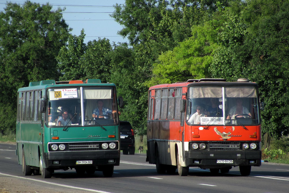 Одесская область, Ikarus 250.59 № BH 5924 BO; Одесская область, Ikarus 256.74 № 470-84 ОВ; Одесская область — Разные фотографии