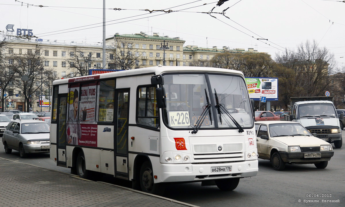 Санкт-Петербург, ПАЗ-320402-05 № n390