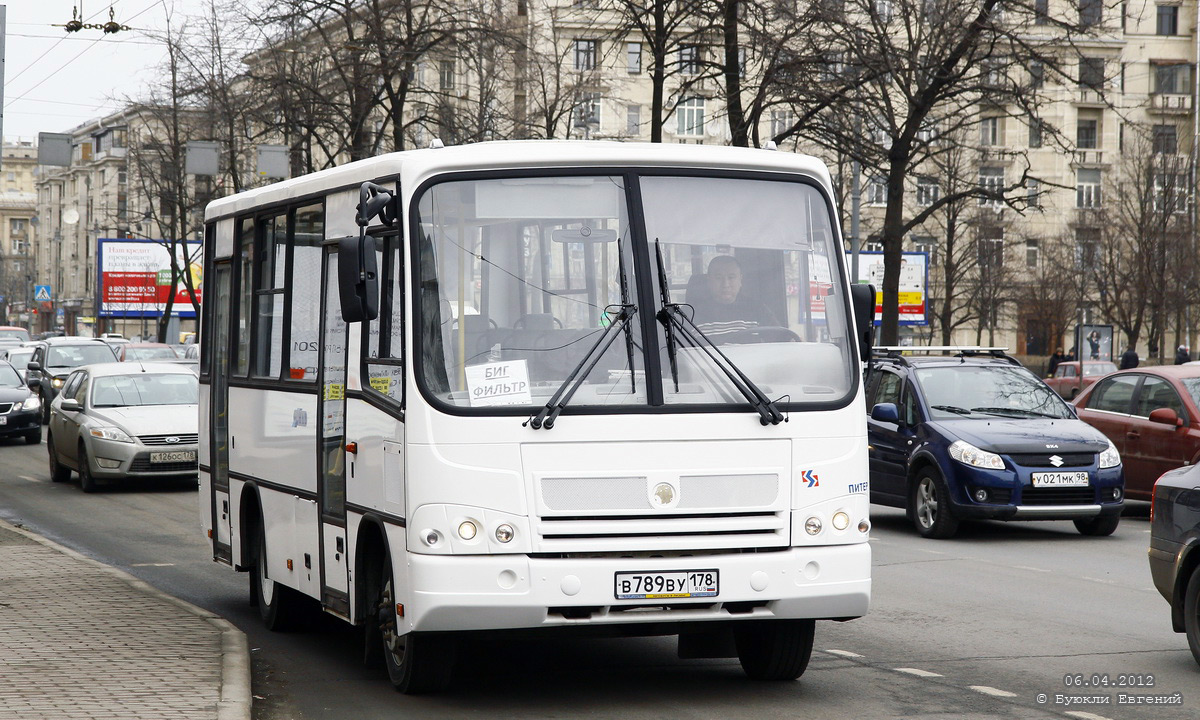 Санкт-Петербург, ПАЗ-320402-03 № 7160