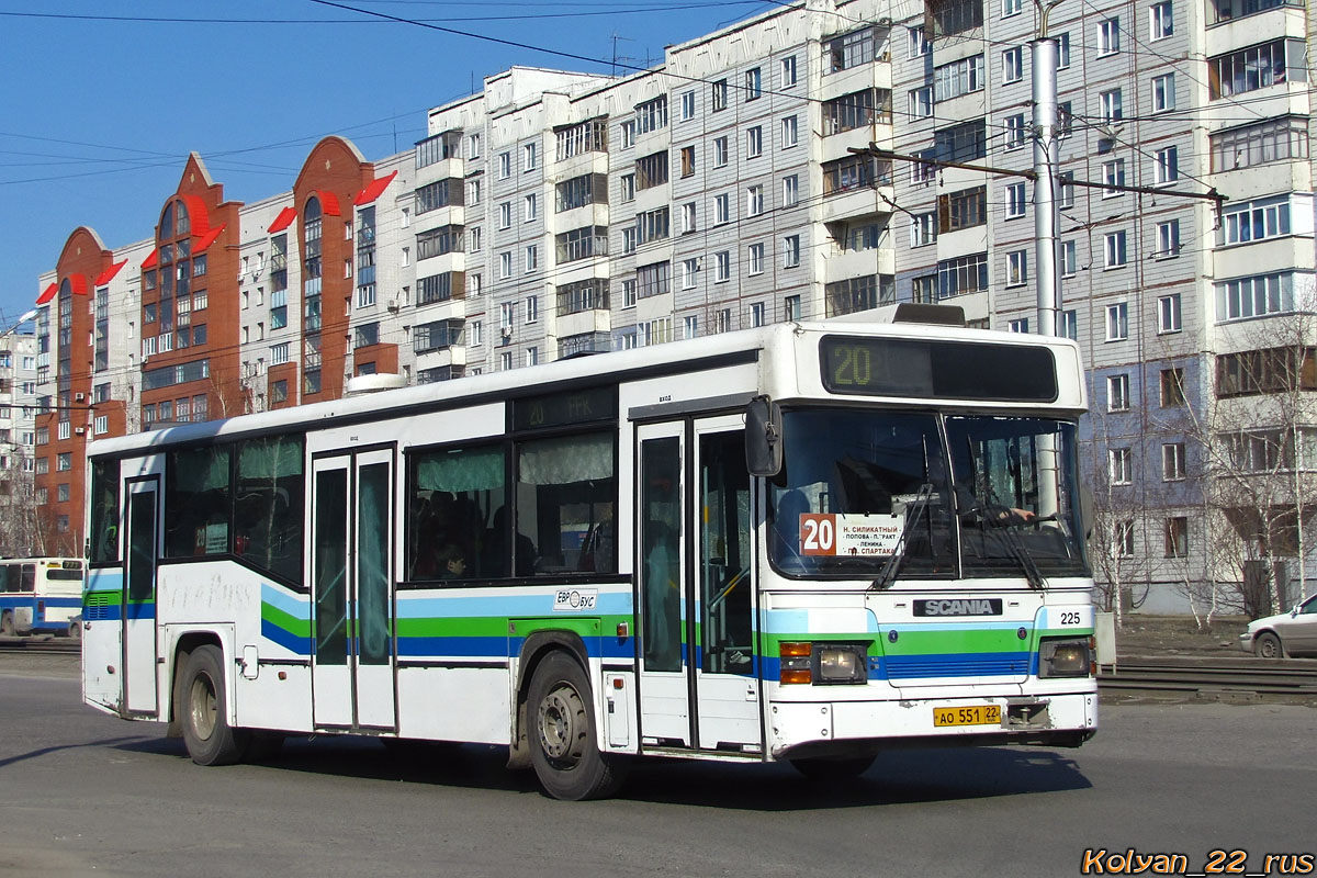Алтайский край, Scania CN113CLL MaxCi № АО 551 22