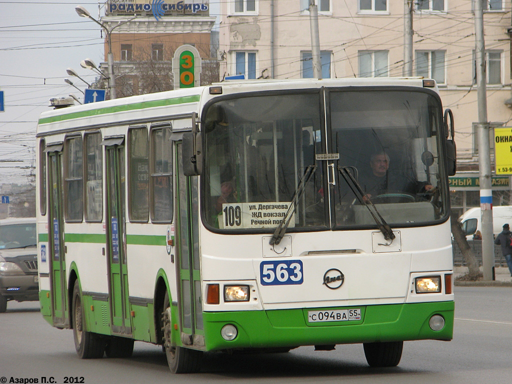 Omsk region, LiAZ-5256.45 № 563