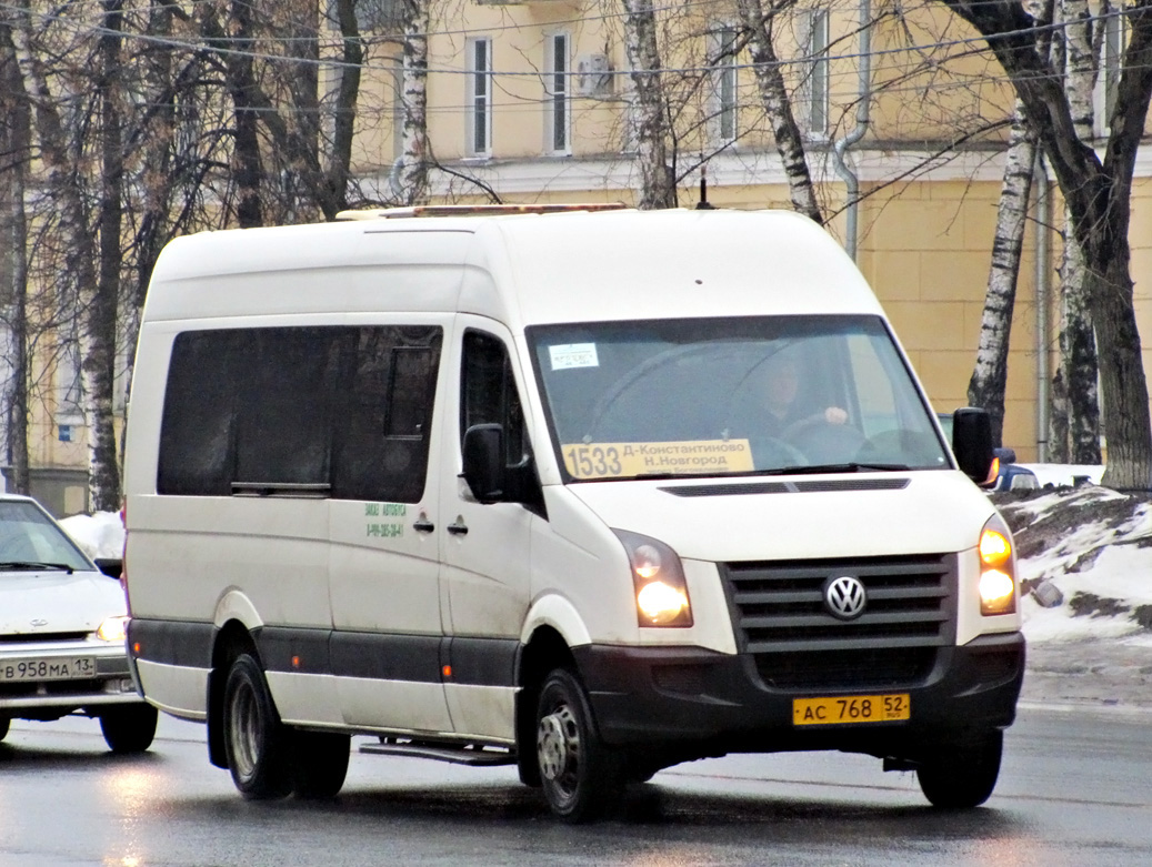 Нижегородская область, Луидор-2233 (Volkswagen Crafter) № АС 768 52