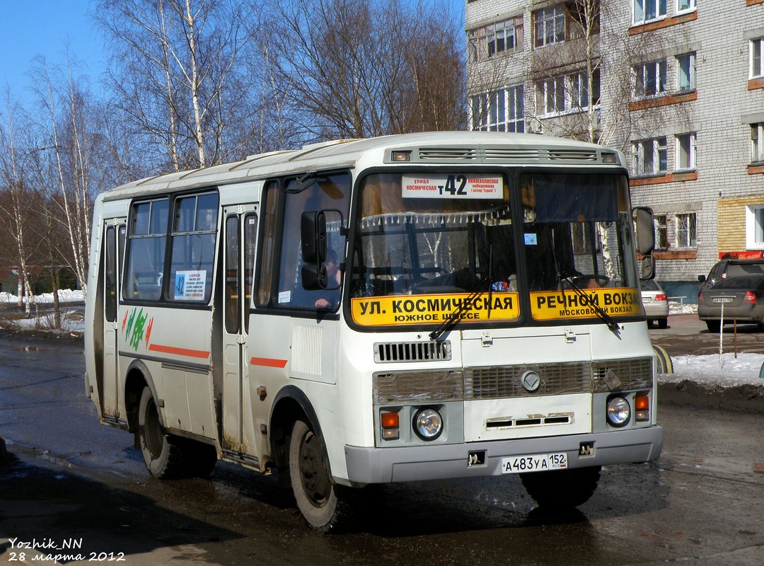 Нижегородская область, ПАЗ-32054 № А 483 УА 152