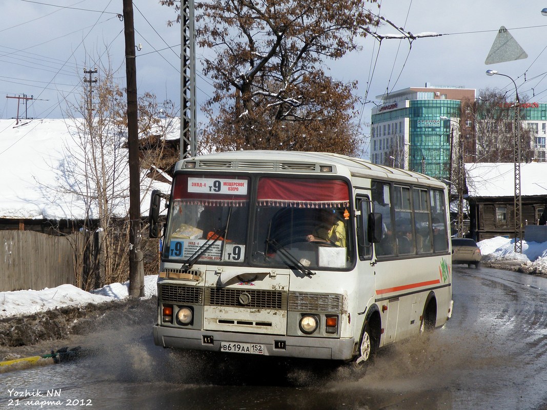 Нижегородская область, ПАЗ-32054 № В 619 АА 152