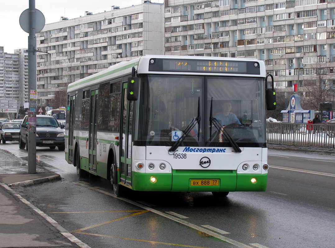 Москва, ЛиАЗ-5292.21 № 19538