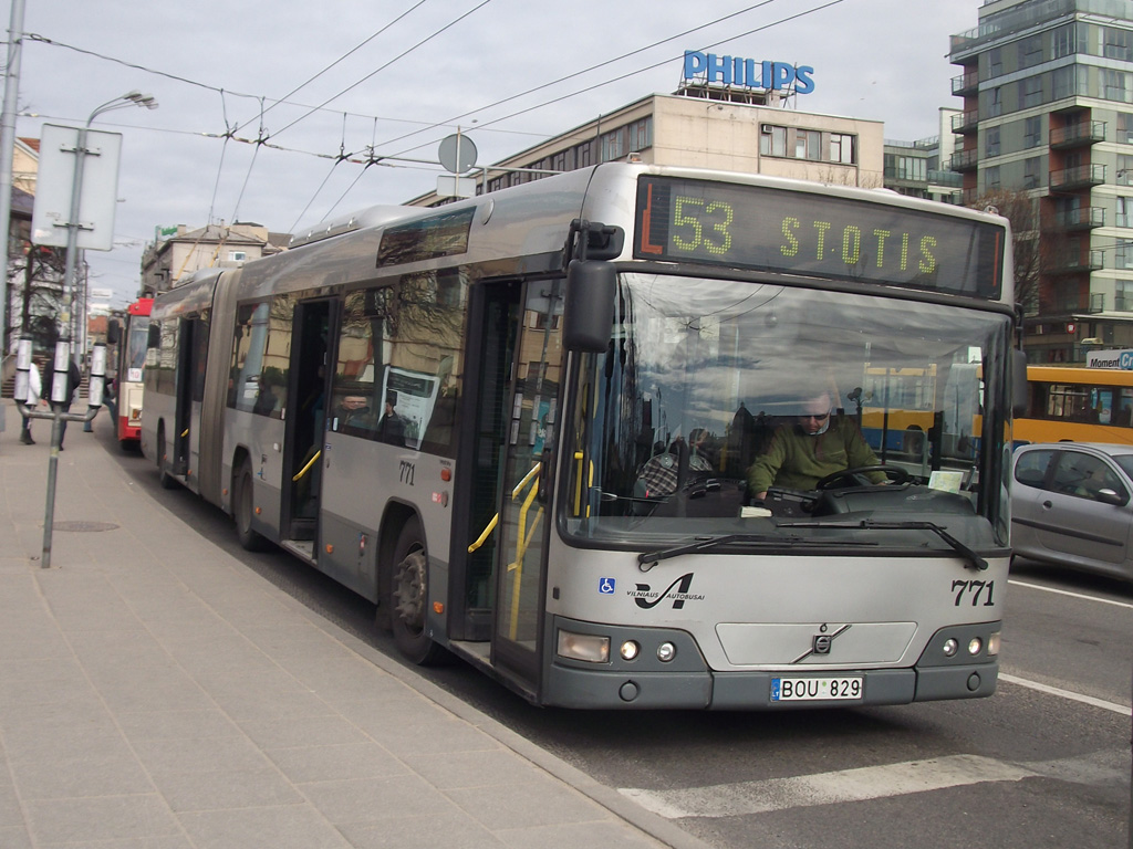 Литва, Volvo 7700A № 771