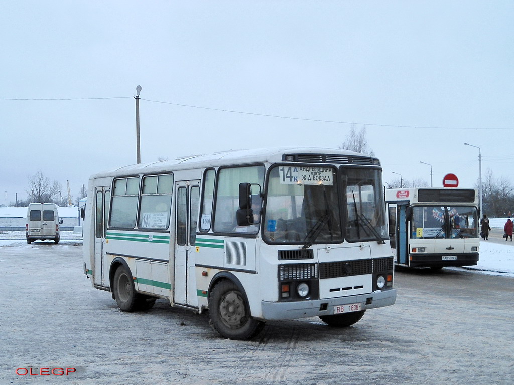 Витебская область, ПАЗ-32054-07 № ВВ 1838