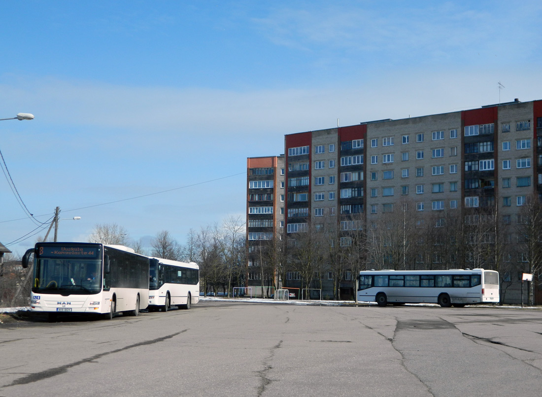 Эстония — Ida-Virumaa — Автобусные станции, конечные остановки, площадки, парки, разное