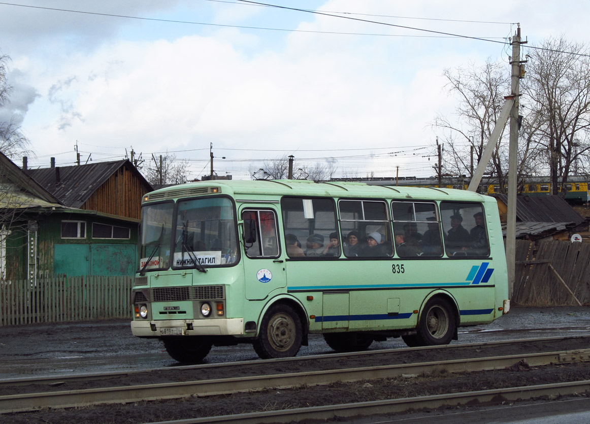 Свердловская область, ПАЗ-32053 № 835