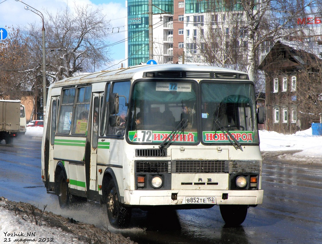 Нижегородская область, ПАЗ-32054 № В 852 ТЕ 152