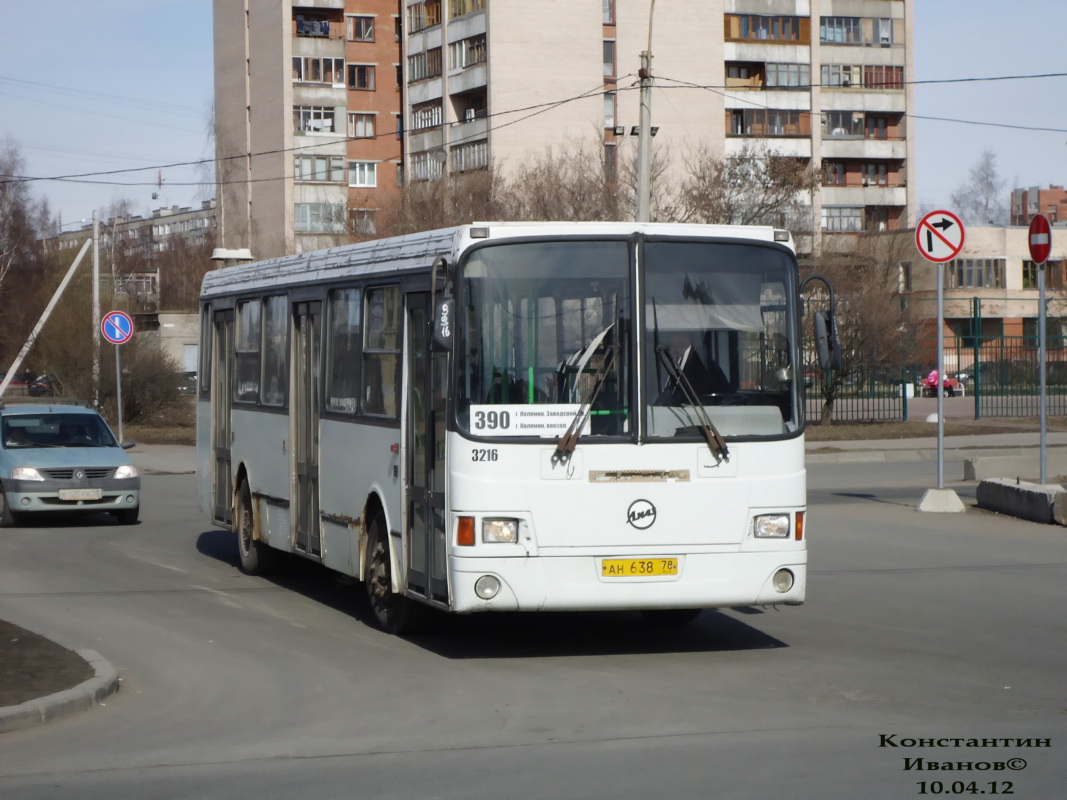 Санкт-Петербург, ЛиАЗ-5256.26 № 3216