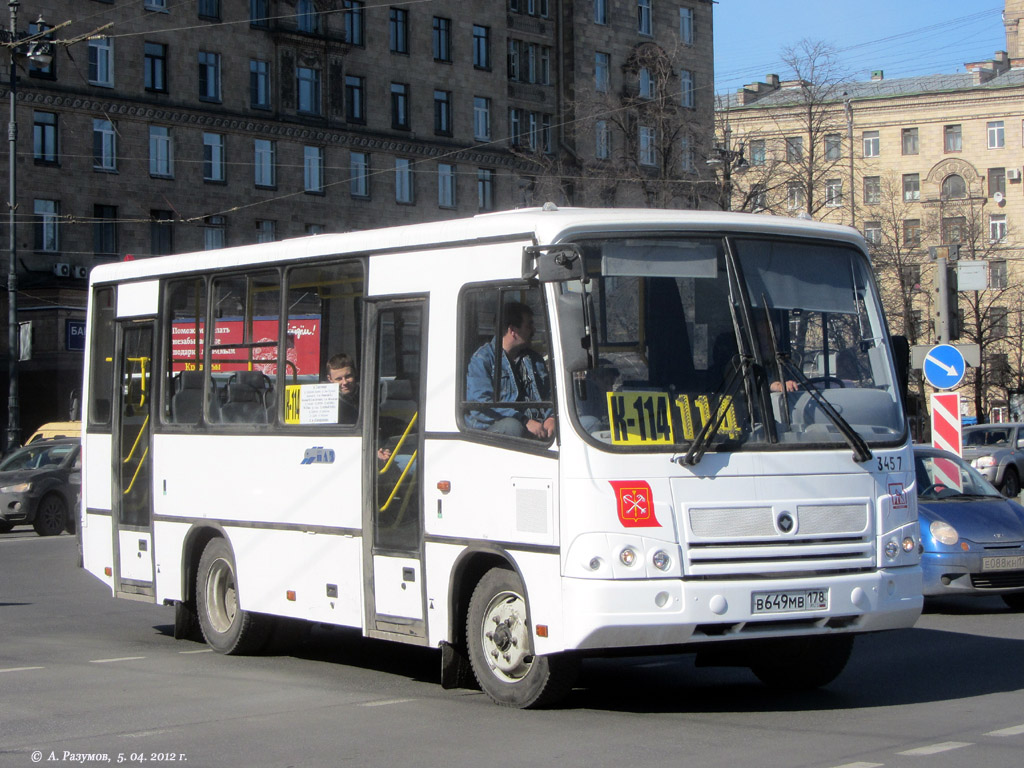 Санкт-Петербург, ПАЗ-320402-05 № n457