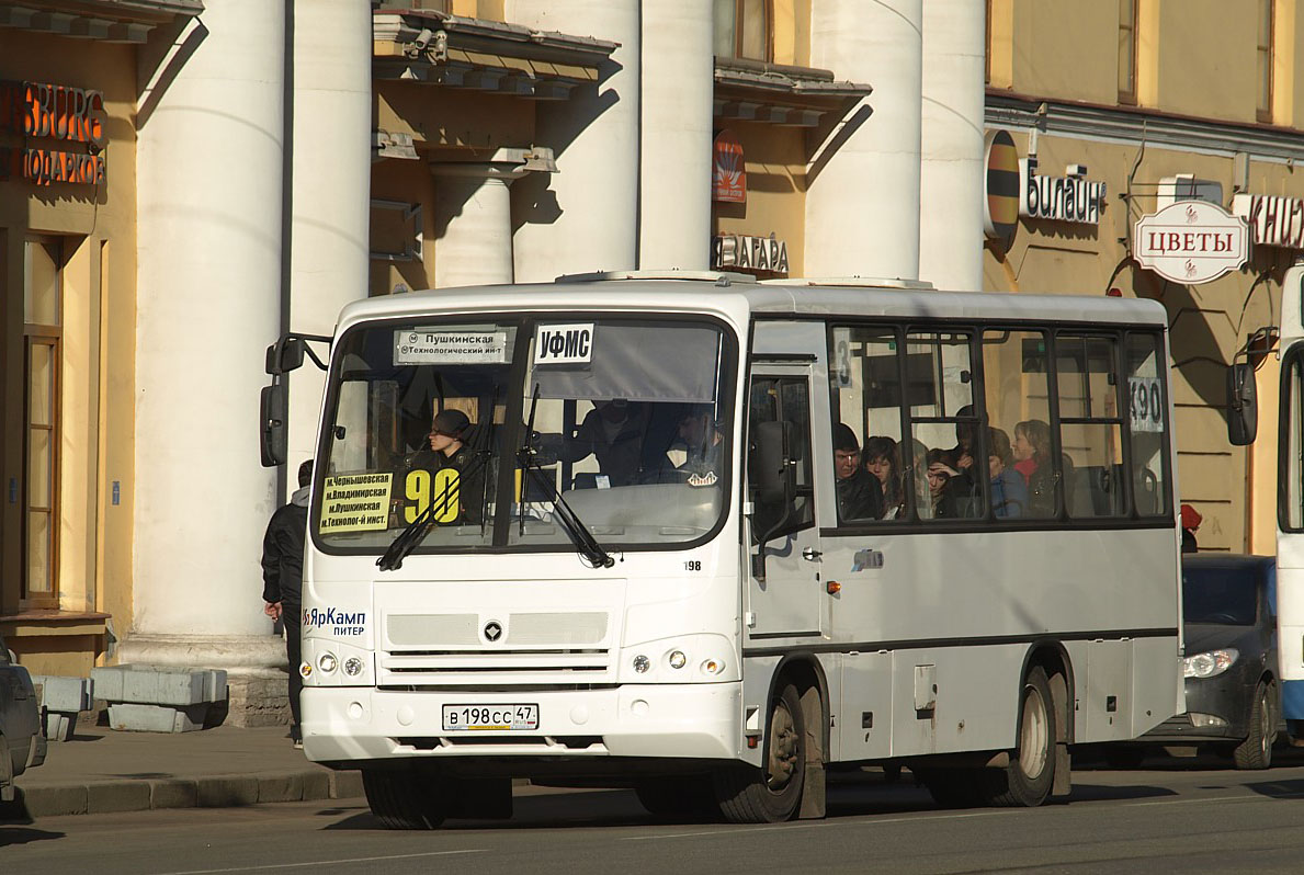 Санкт-Петербург, ПАЗ-320402-03 № 198