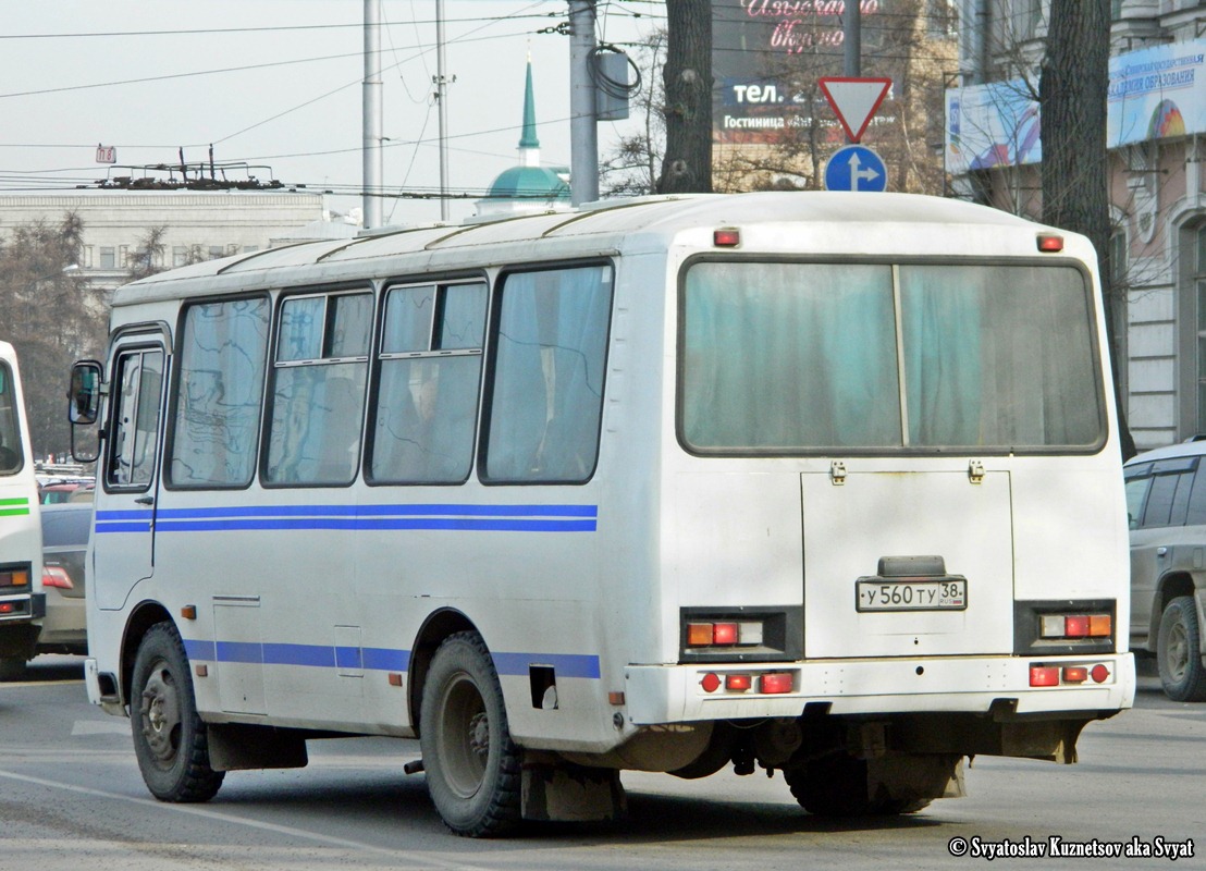 Иркутская область, ПАЗ-32054 № У 560 ТУ 38