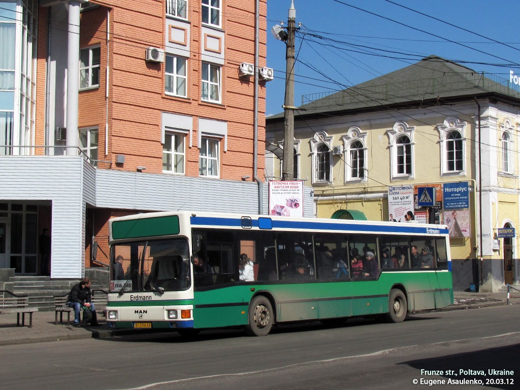 Полтавская область, MAN A10 NL202 № BI 2746 AA