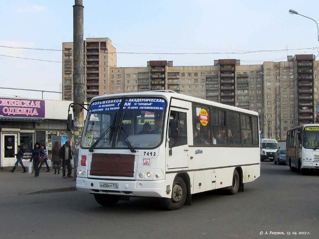 Санкт-Петербург, ПАЗ-320402-05 № n412