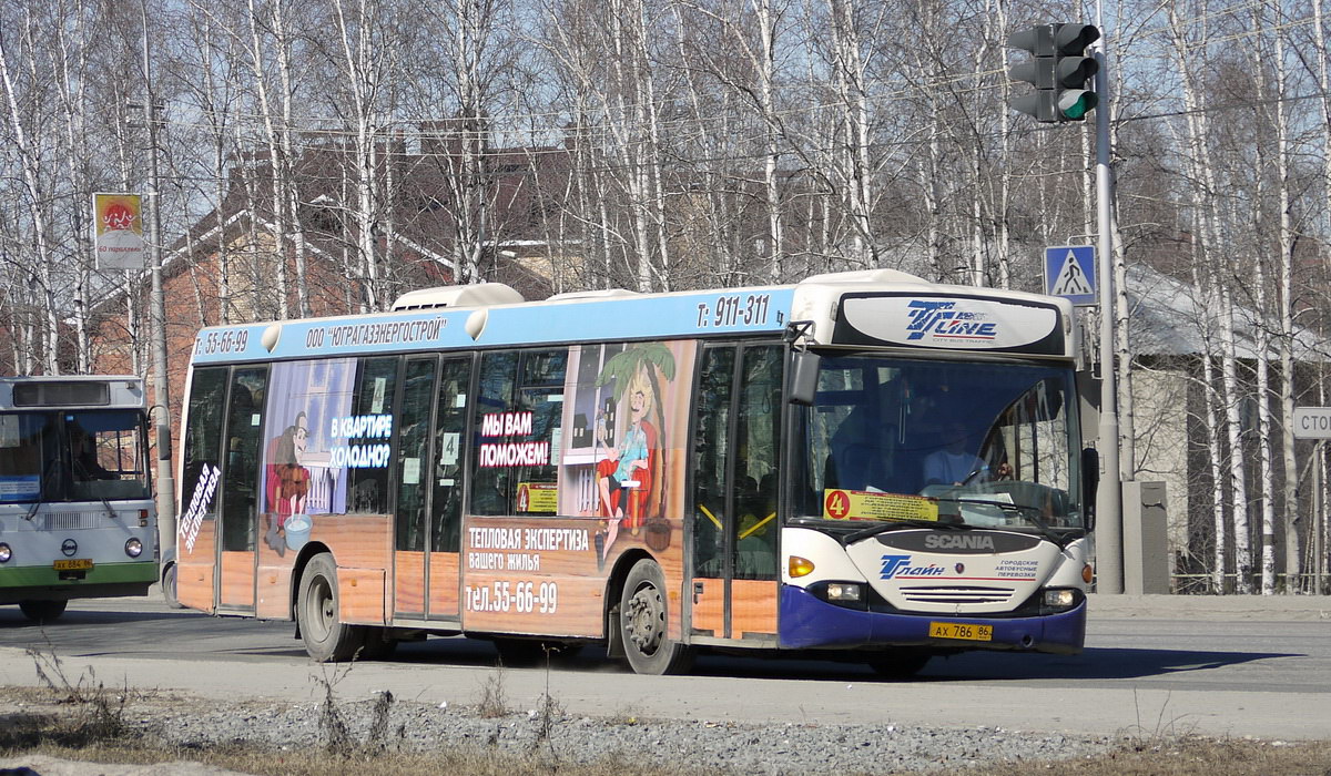 Khanty-Mansi AO, Scania OmniLink I (Scania-St.Petersburg) # АХ 786 86