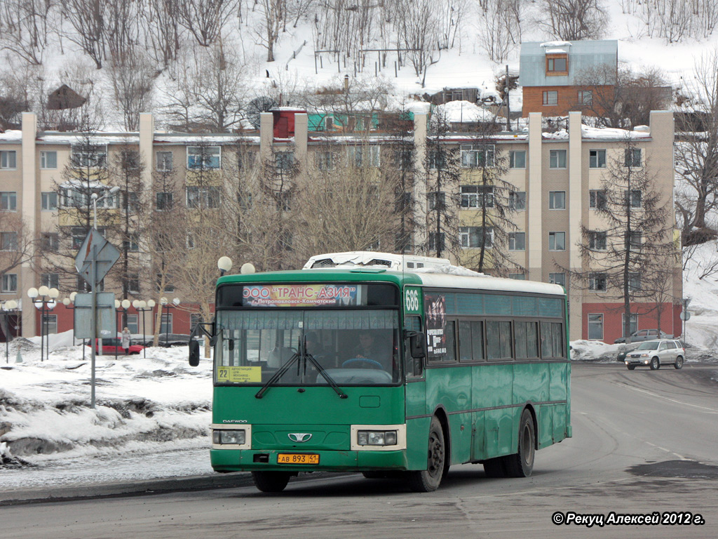 Камчатский край, Daewoo BS106 Royal City (Busan) № 686