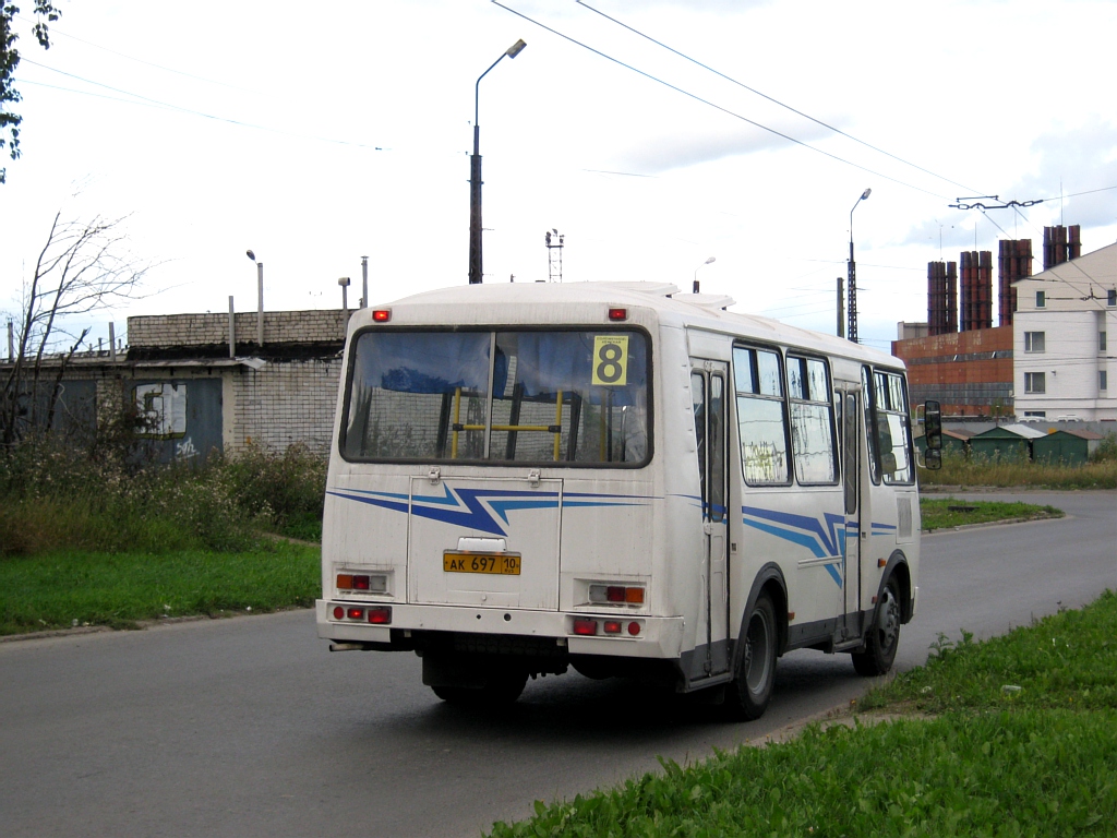 Карелия, ПАЗ-32054 № АК 697 10