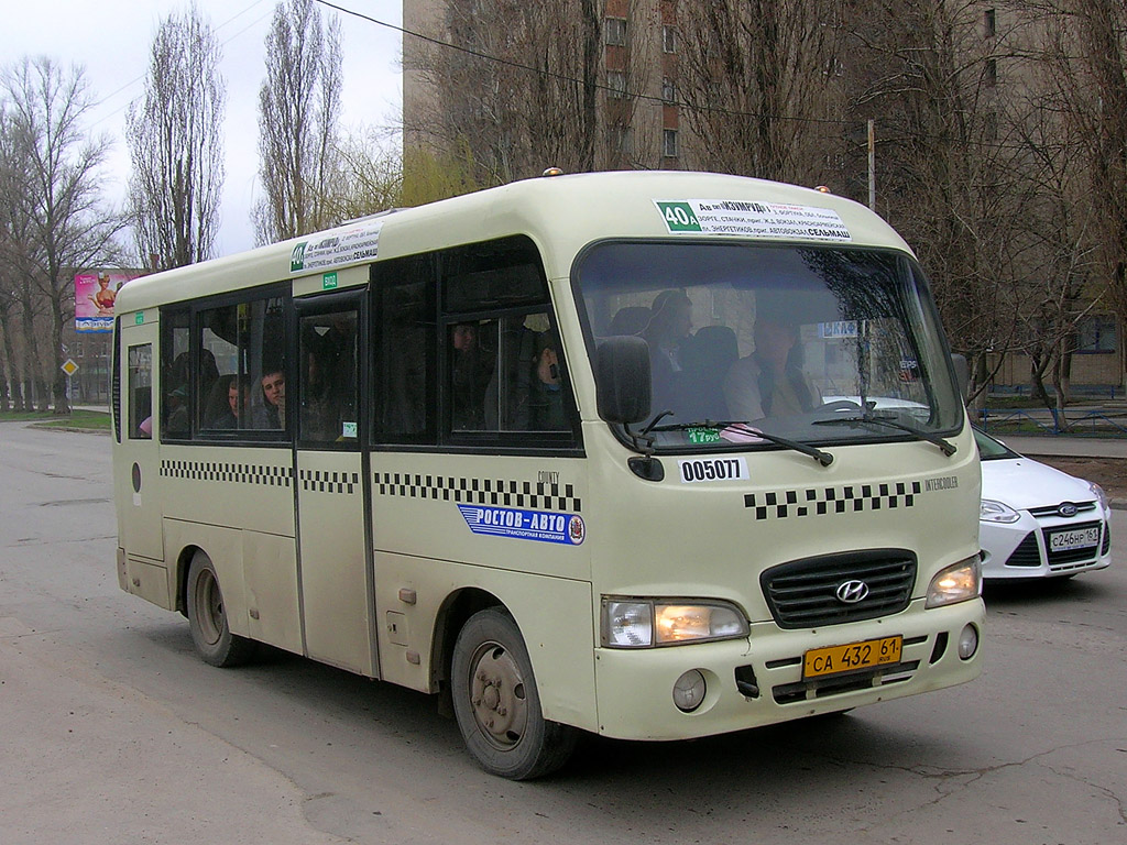 Ростовская область, Hyundai County SWB C08 (РЗГА) № 005077