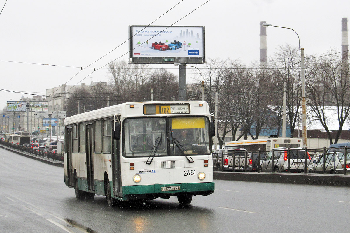 Санкт-Петербург, ЛиАЗ-5256.25 № 2651