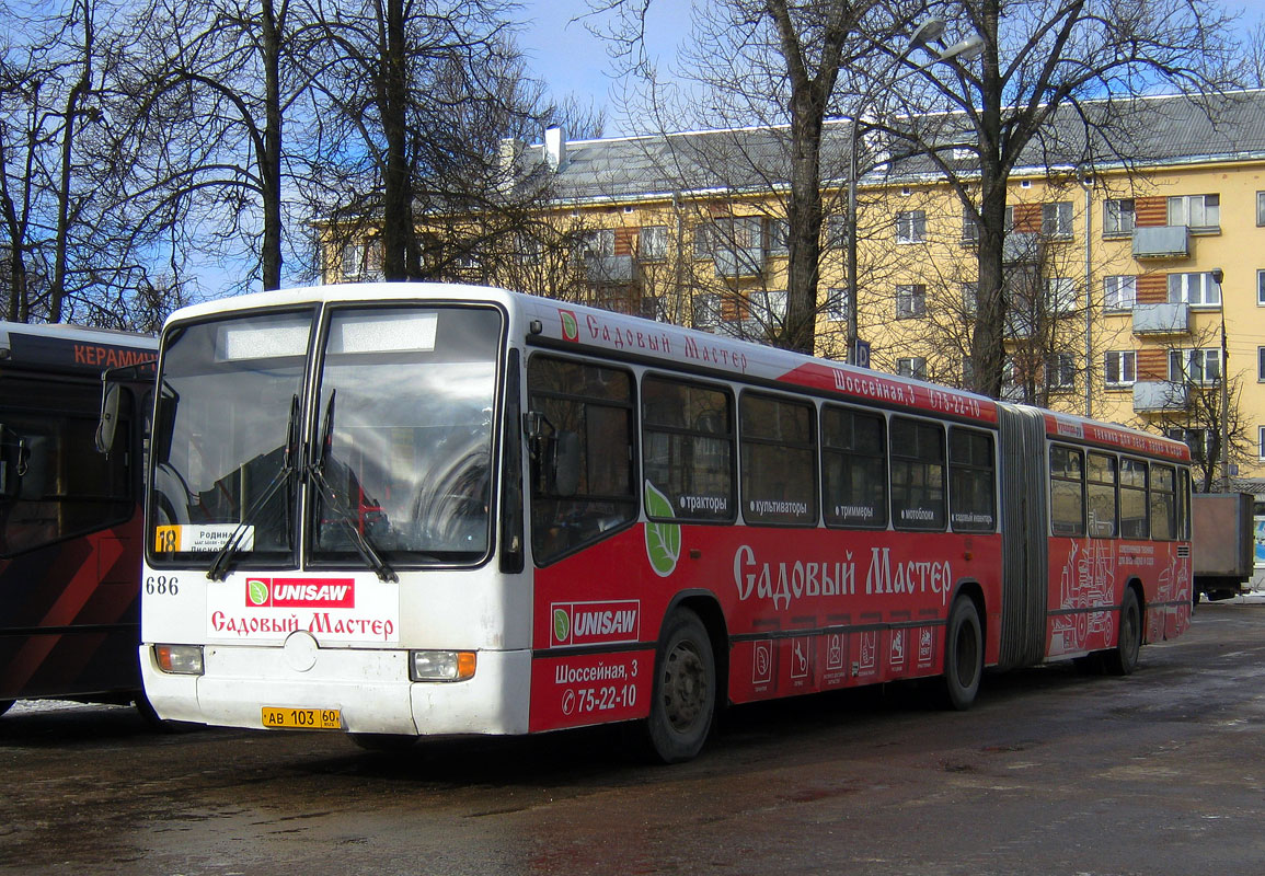 Псковская область, Mercedes-Benz O345G № 686