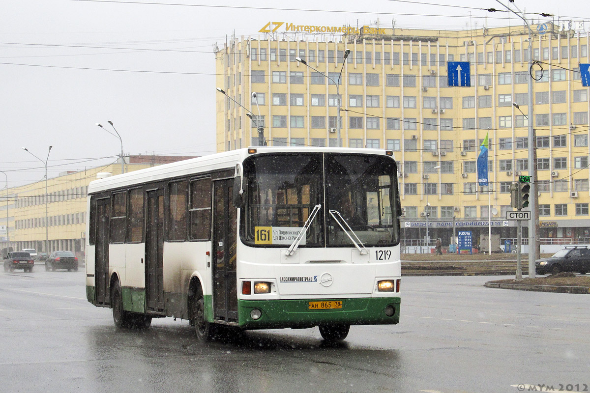 Санкт-Петербург, ЛиАЗ-5256.25 № 1219