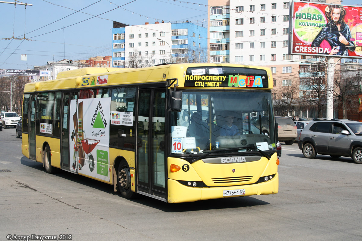 Башкортостан, Scania OmniLink II (Скания-Питер) № Н 775 МС 102