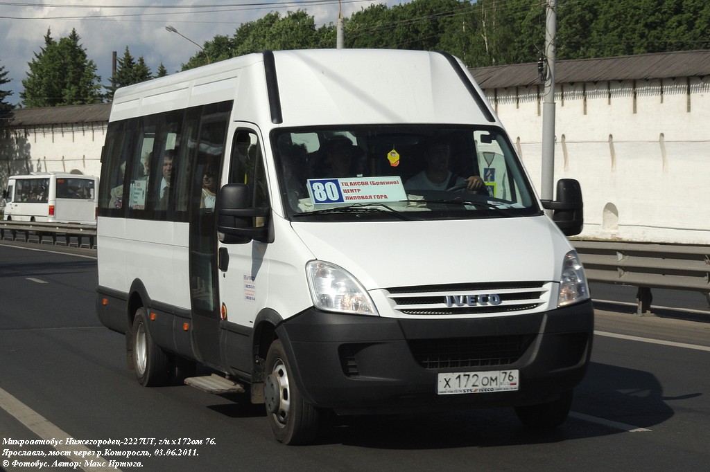 Ярославская область, Нижегородец-2227UT (IVECO Daily) № Х 172 ОМ 76