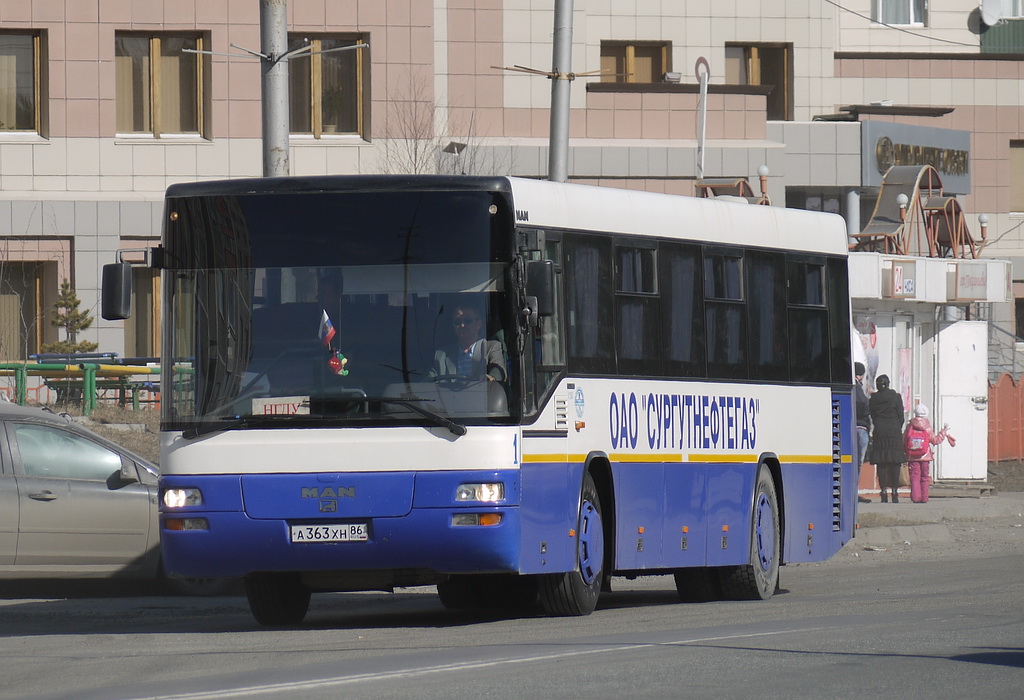 Ханты-Мансийский АО, MAN A72 Lion's Classic SÜ263 № А 363 ХН 86