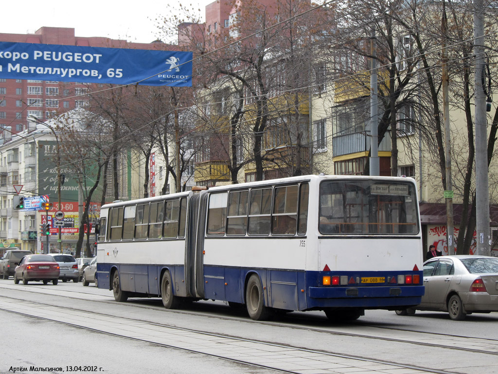 Свердловская область, Ikarus 283.10 № 755