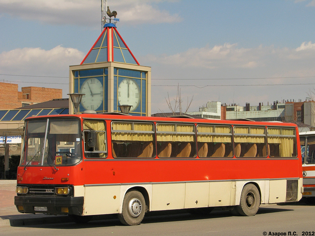 Омская область, Ikarus 256.74 № А 001 ОН 55