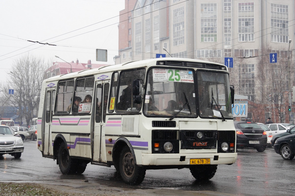 Томская область, ПАЗ-32051-110 № АС 678 70