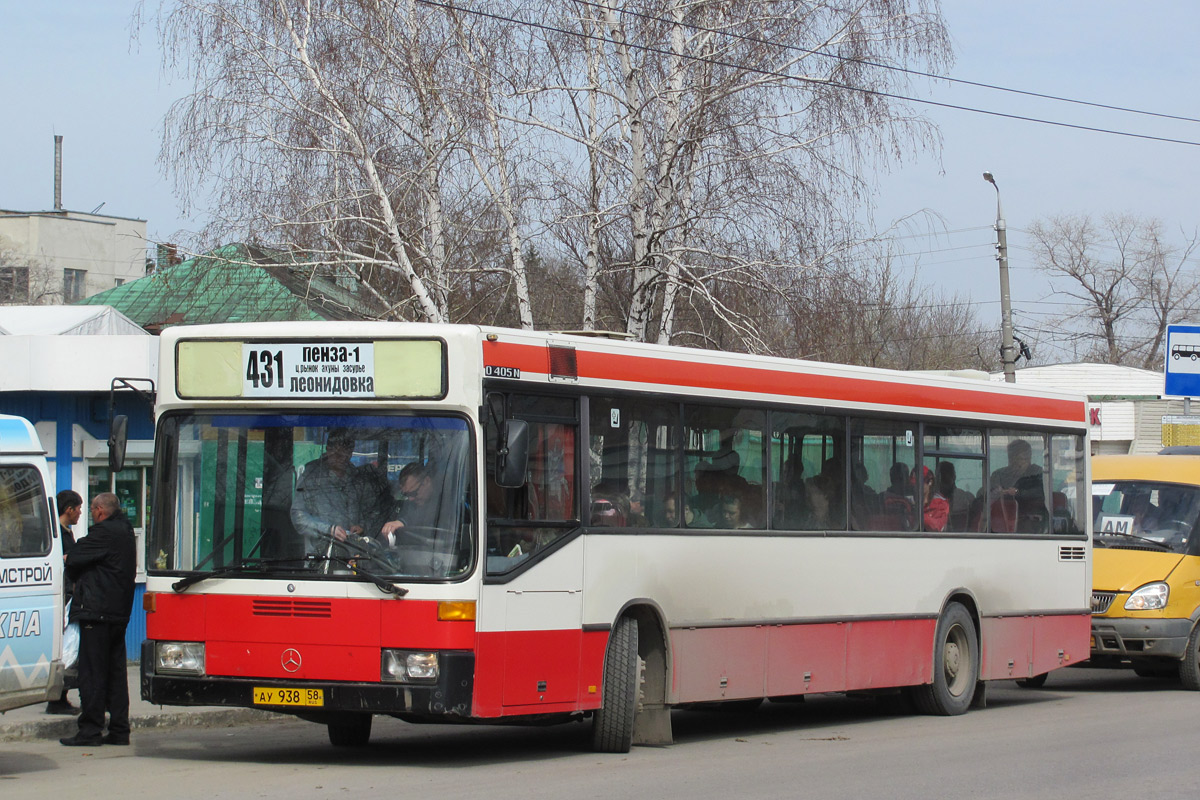 Пензенская область, Mercedes-Benz O405N № АУ 938 58