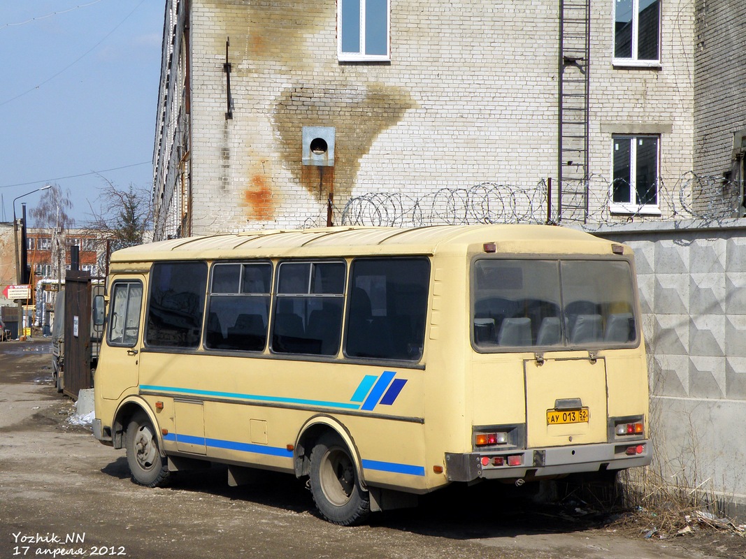 Нижегородская область, ПАЗ-32053 № АУ 013 52