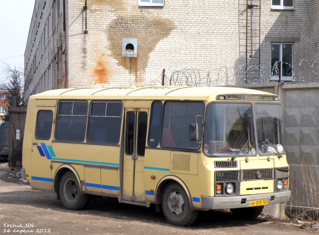 Нижегородская область, ПАЗ-32053 № АУ 013 52