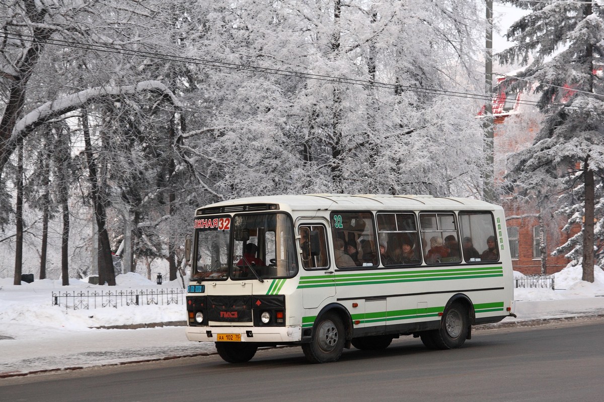 Томская область, ПАЗ-32054 № АА 102 70