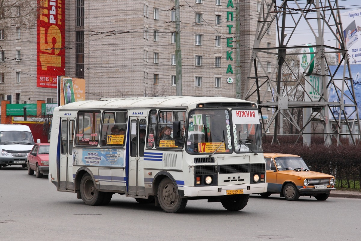 Томская область, ПАЗ-3205 (00) № СС 022 70