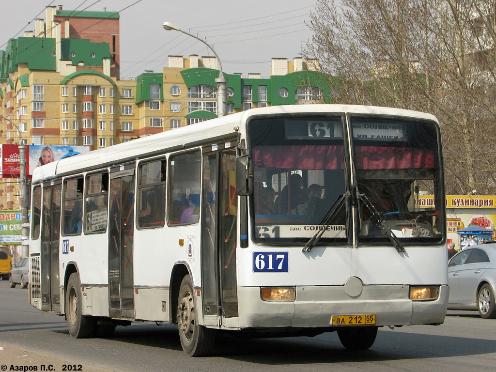 Омская область, Mercedes-Benz O345 № 617