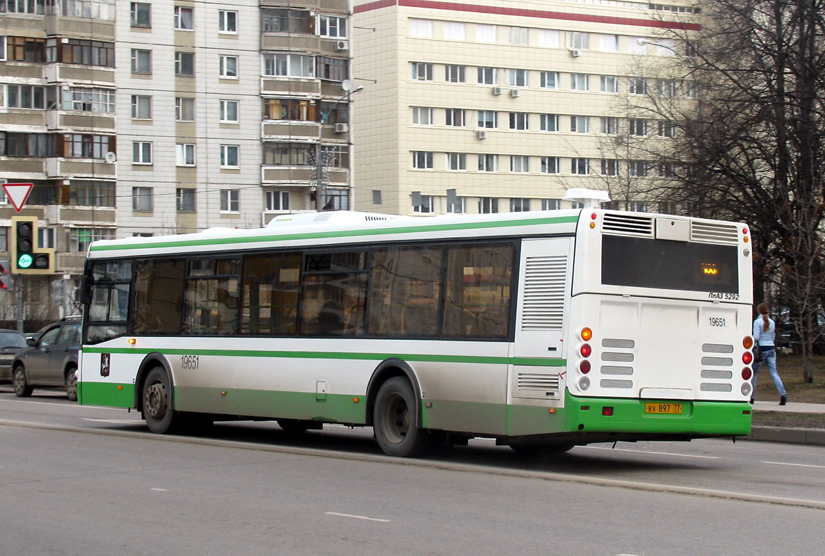 Москва, ЛиАЗ-5292.21 № 19651