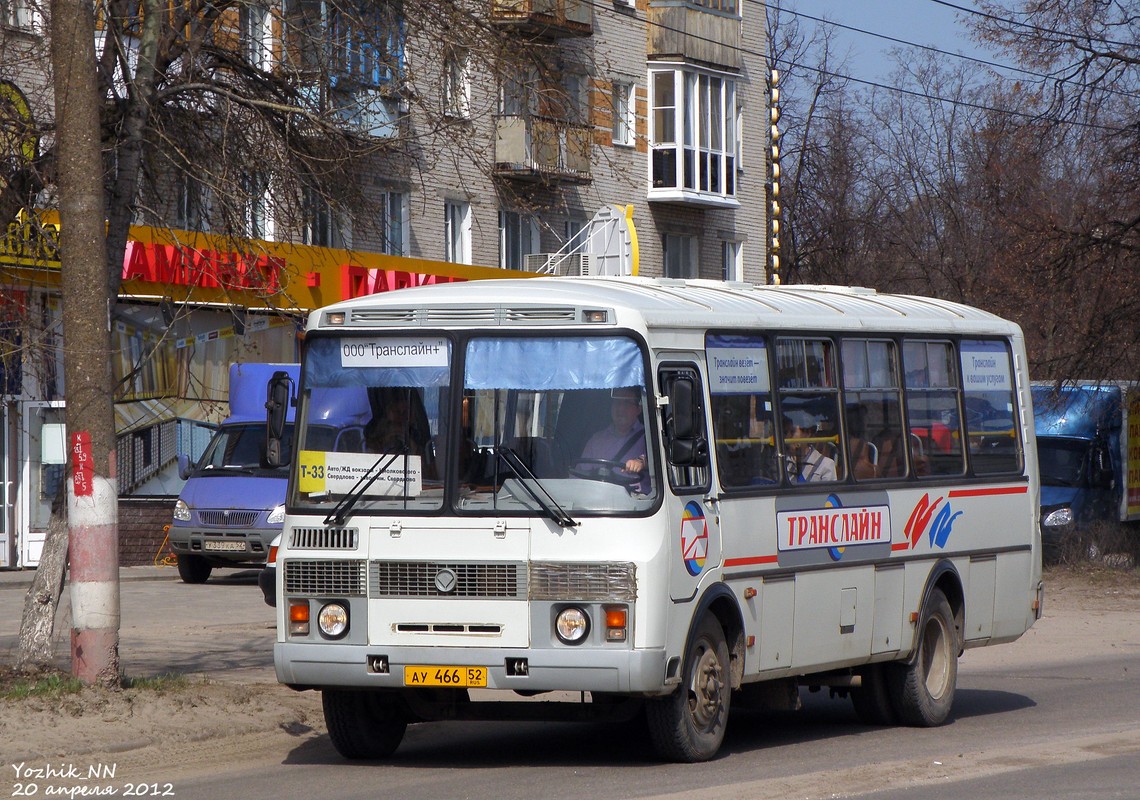 Нижегородская область, ПАЗ-4234 № АУ 466 52