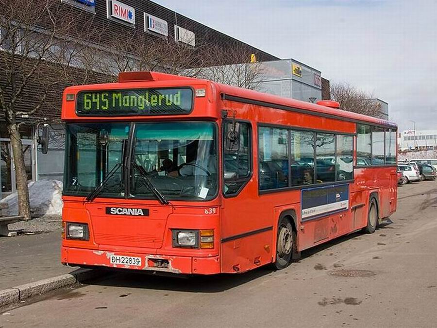 Норвегия, Scania CN113CLL MaxCi № 839