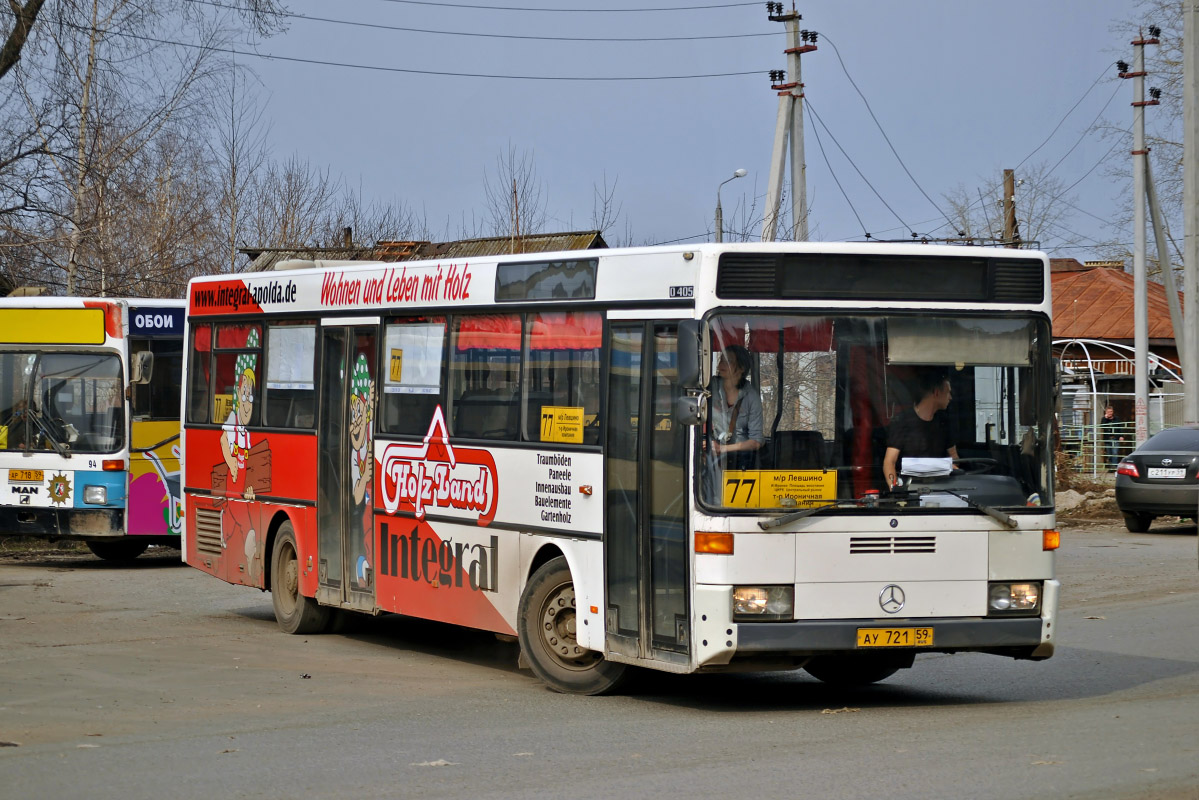 Пермский край, Mercedes-Benz O405 № АУ 721 59