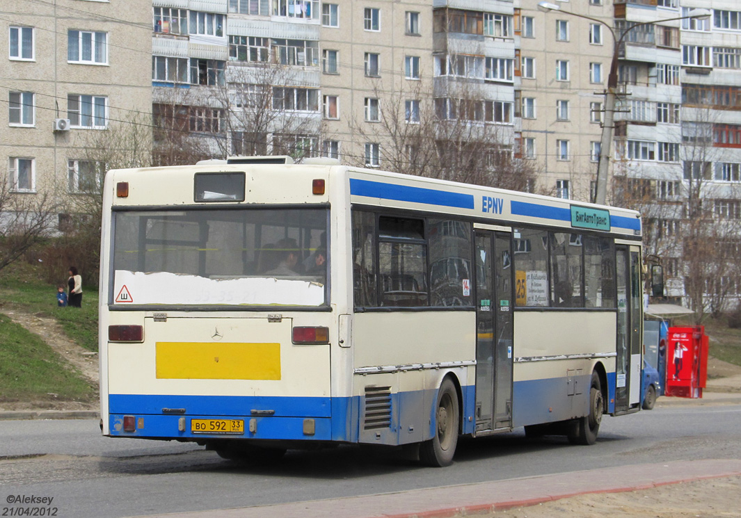 Владимирская область, Mercedes-Benz O405 № ВО 592 33